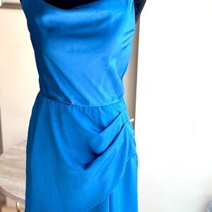 Elegant Blue Women's Dress